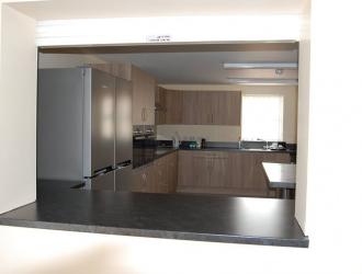 Parish Hub kitchen view from hatch